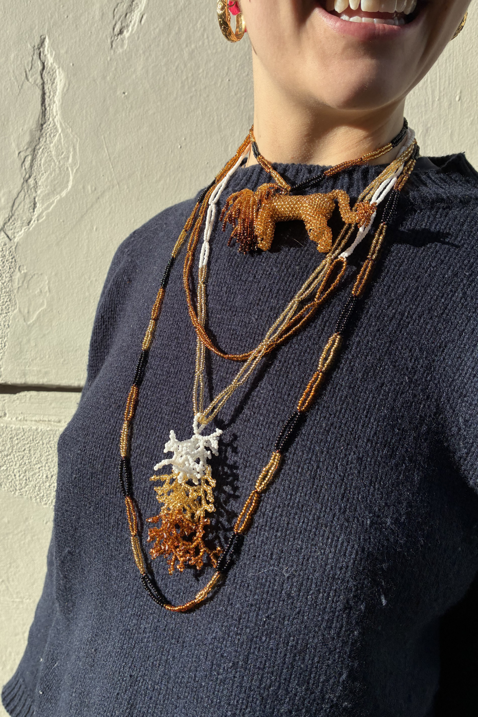 Relaxed Decorative Beaded Accessory for Daily Wear - Image 4