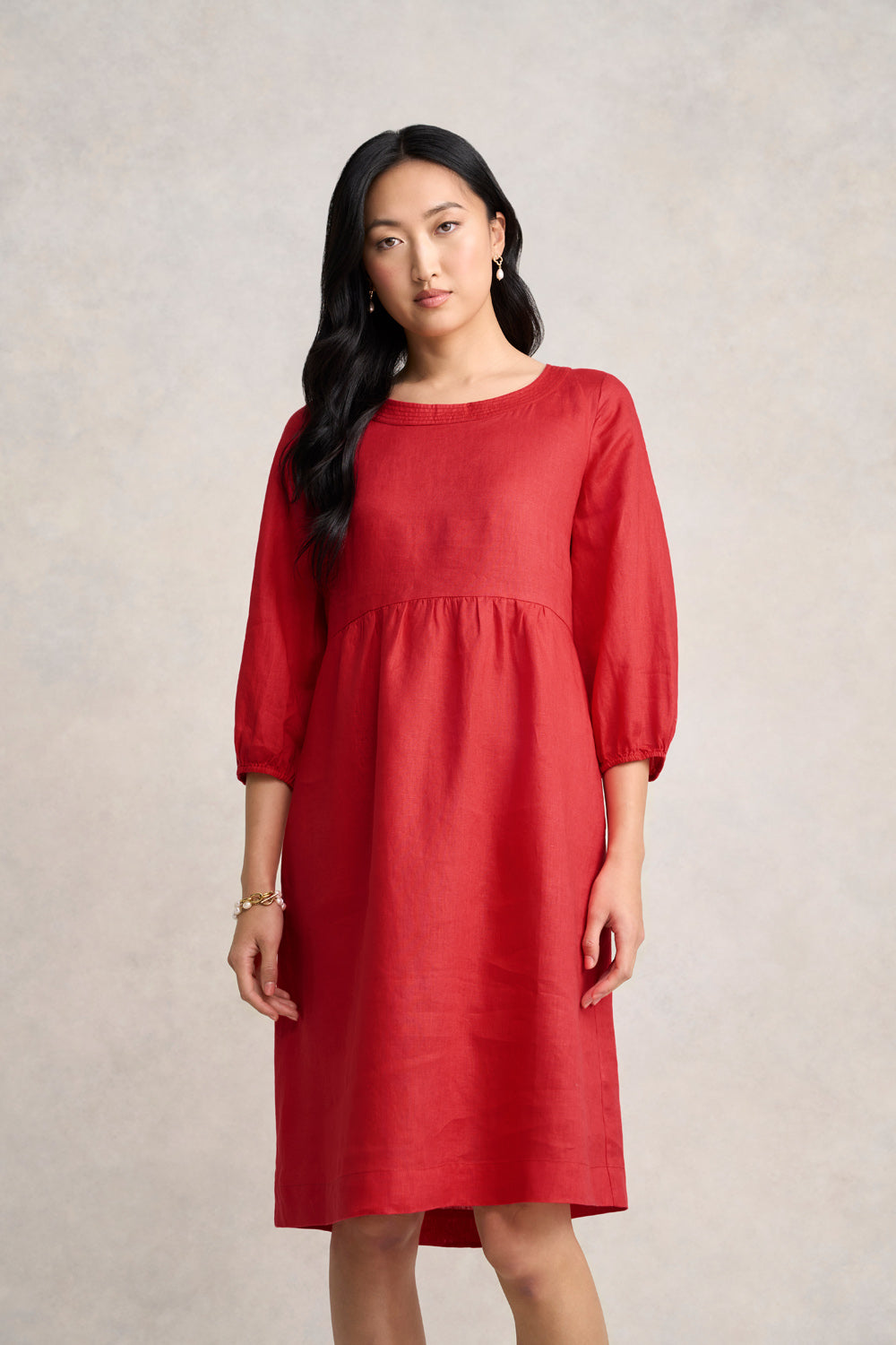 Linen Dress - Poppy
