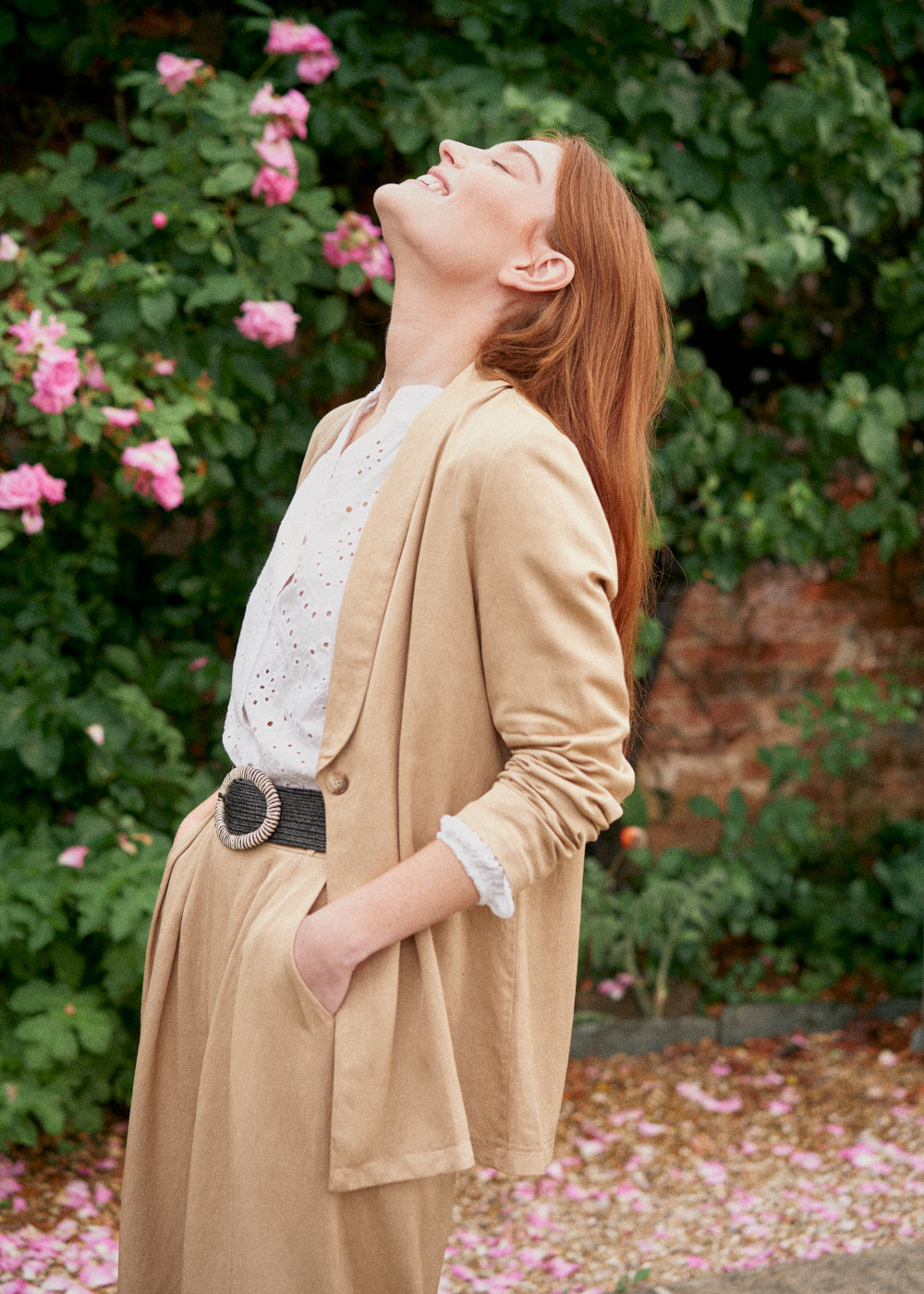 Lightweight Modern Relaxed Sand Jacket - Image 5