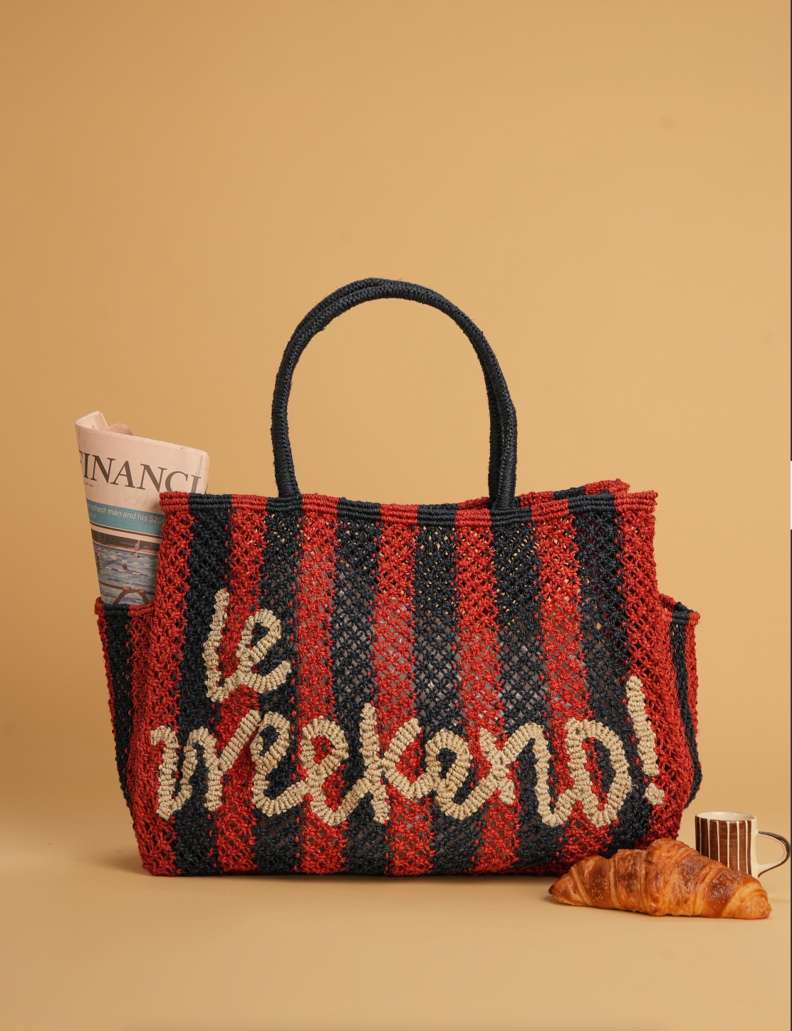 Modern Woven Carry Bag for Daily Wear