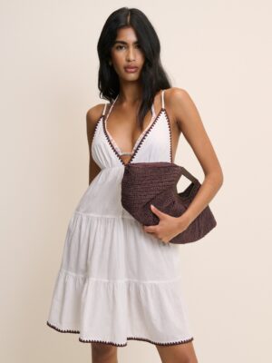 White Beach Relaxed Airy Dress