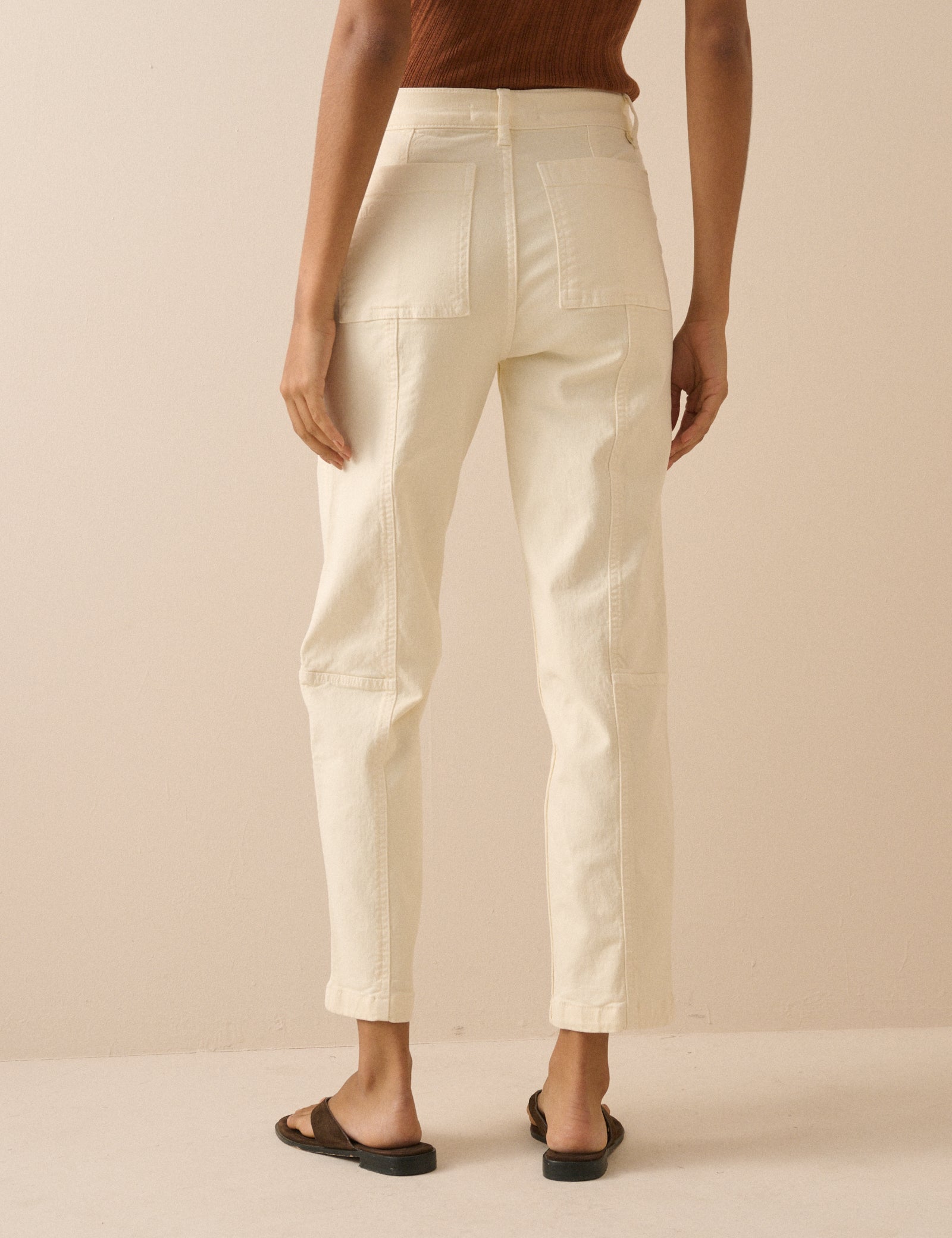 Silver Denim High Waisted Jeans - Image 5