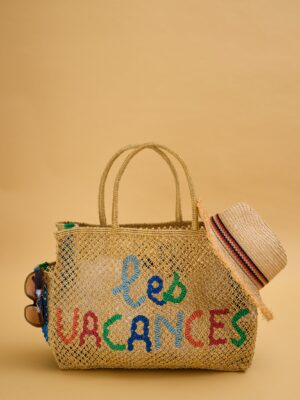 Contemporary Woven Carry Bag for Daily Wear