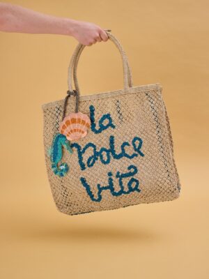 Clean Woven Carry Bag for Daily Wear