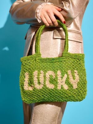 Structured Woven Carry Bag for Daily Wear