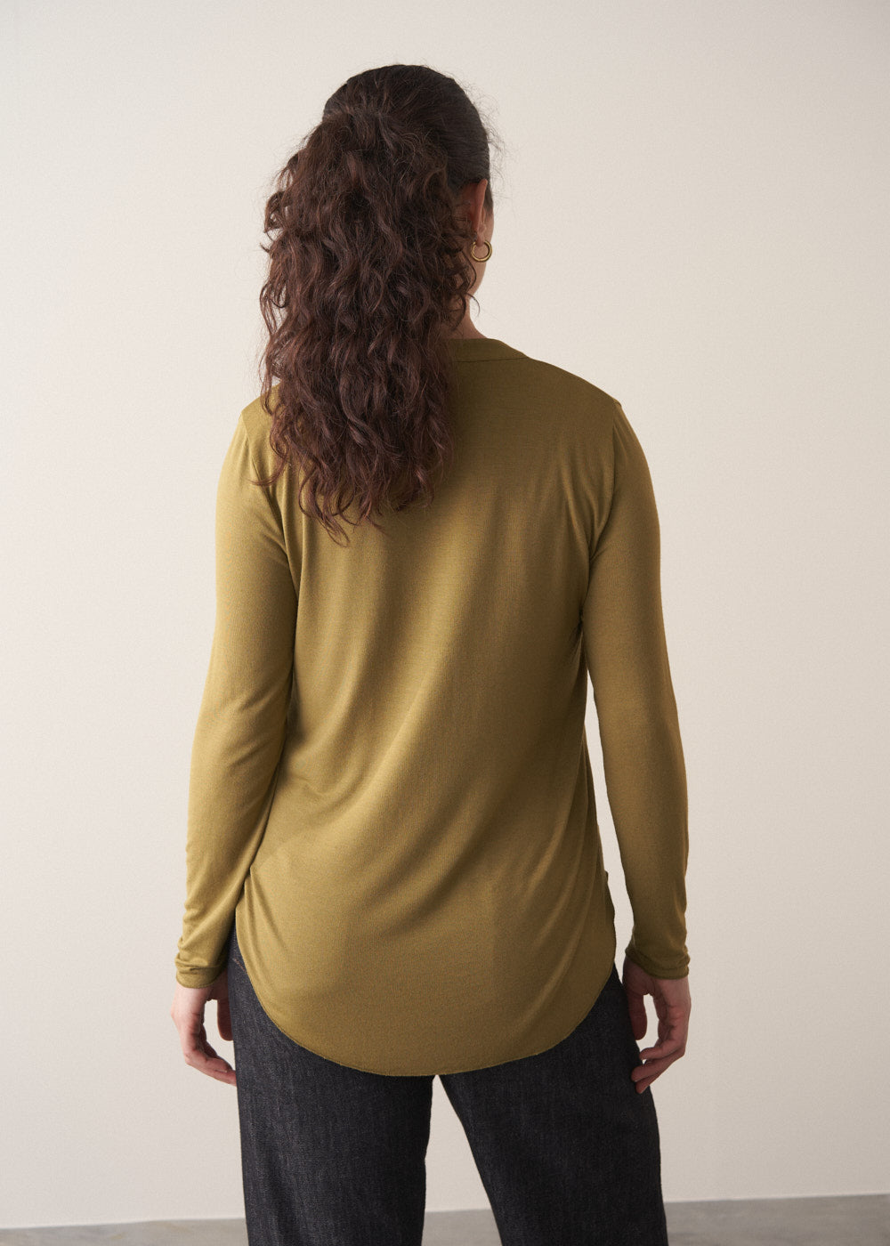 Refined Versatile Lightweight Olive Top - Image 6