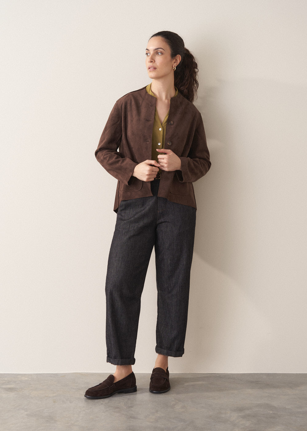 Refined Versatile Lightweight Olive Top - Image 7