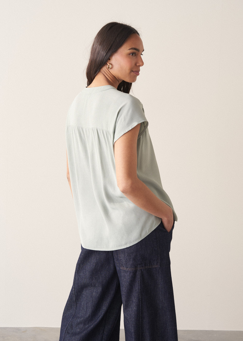 Refined Sage Relaxed Fit Top - Image 2