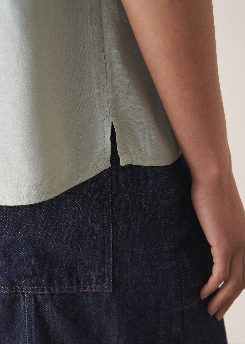 Refined Sage Relaxed Fit Top - Image 6