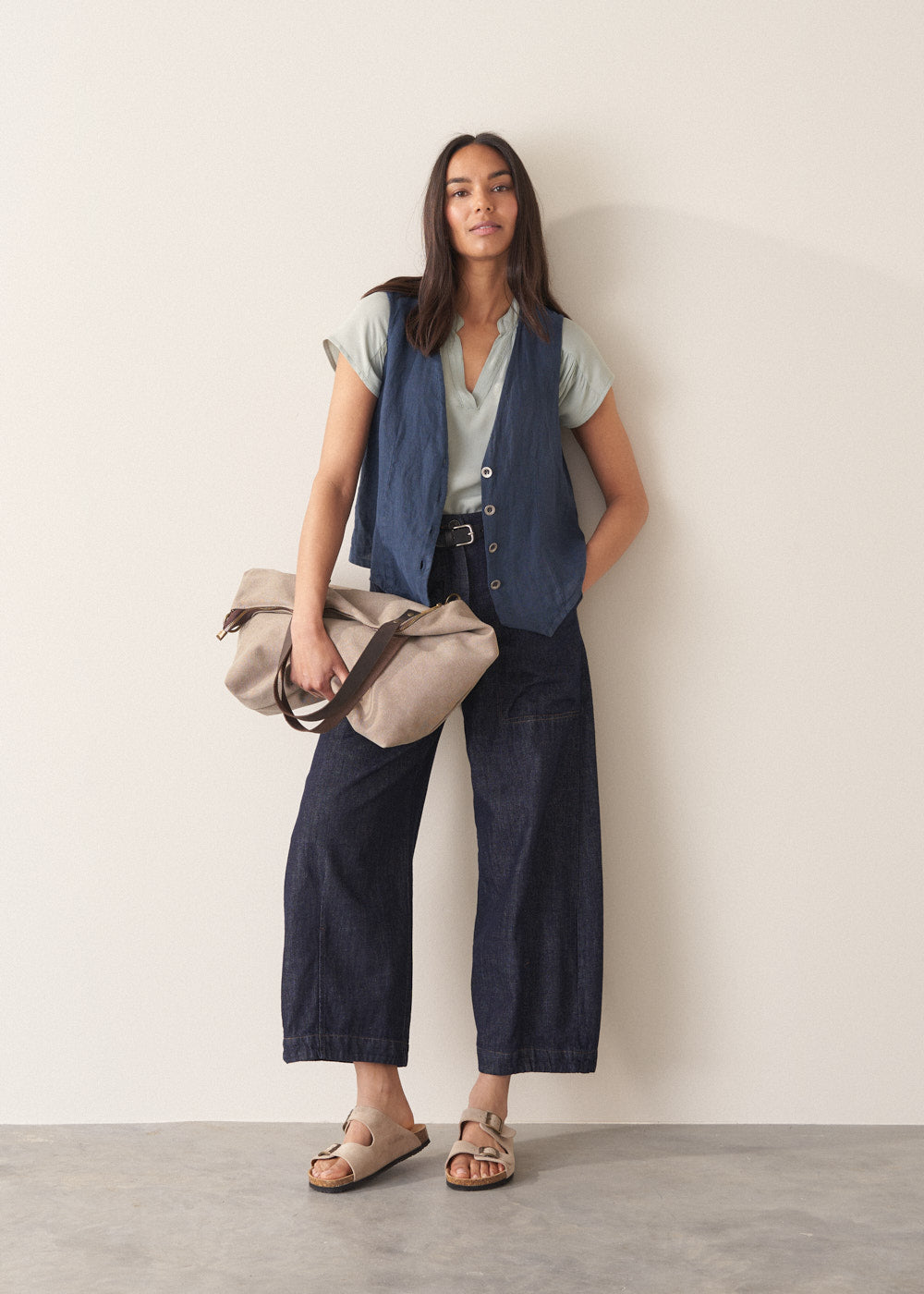 Refined Sage Relaxed Fit Top - Image 7