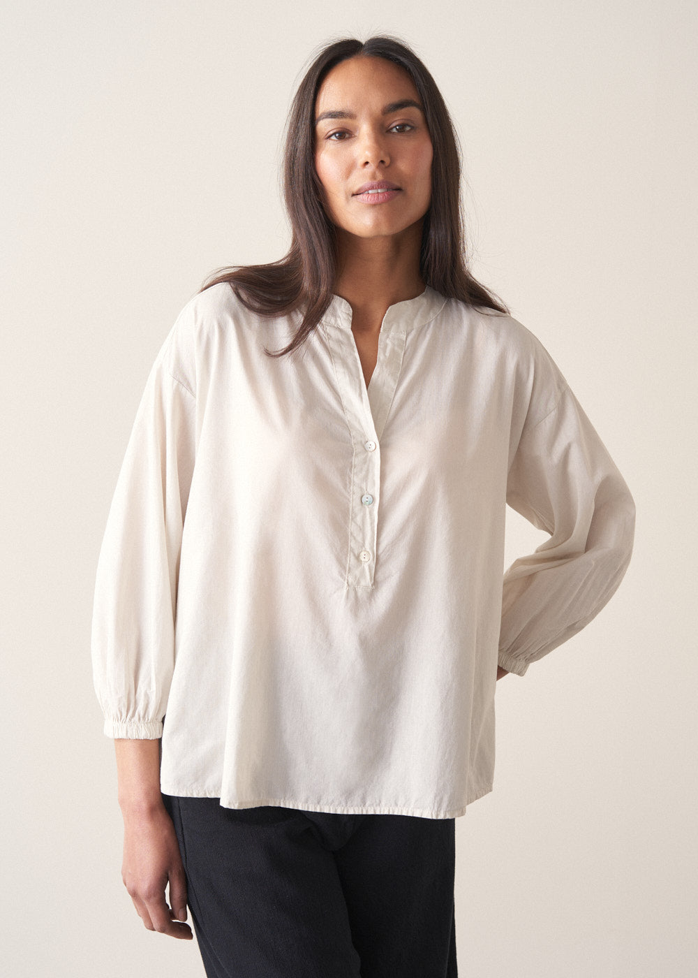 Off White Cotton Top