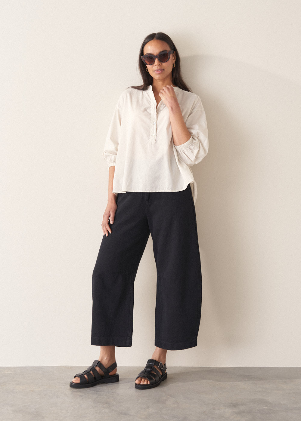 Refined Off White Cotton Top - Image 6