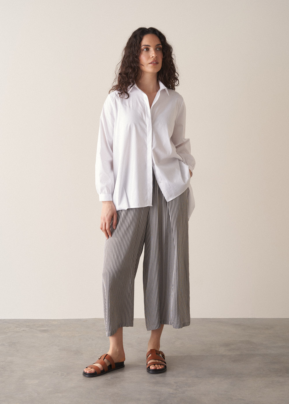 Modern Relaxed Refined White Shirt - Image 6