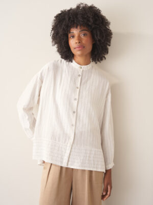 White Striped Shirt