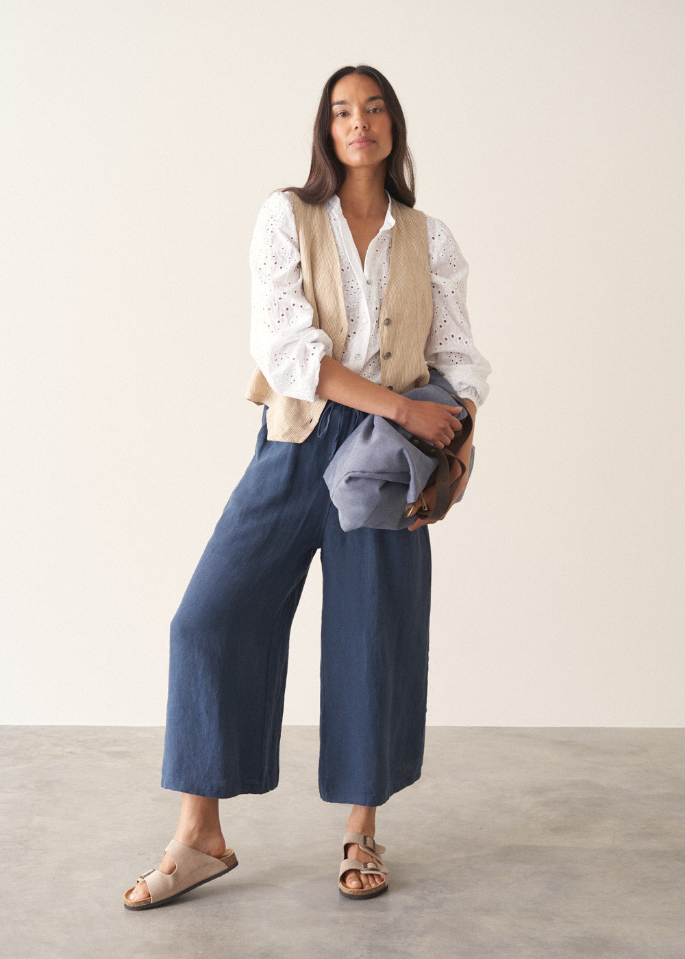 Relaxed Refined White Broderie Shirt - Image 6